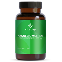 Magnesium Citrate 200mg - 180 vegane Tabletten